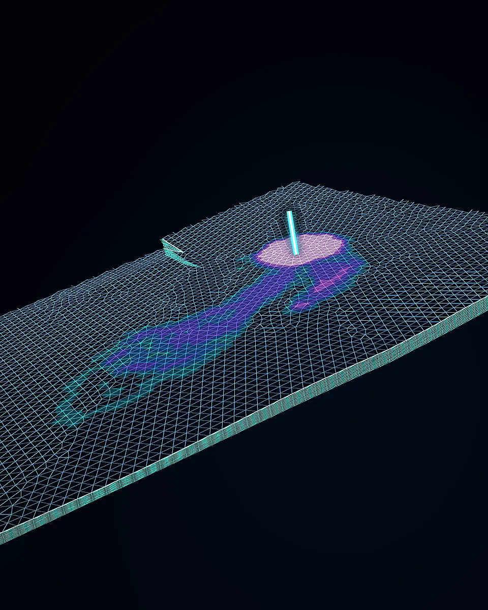 Recorded Johansen-type CO2-brine storage replay showing injection through the well and plume growth beneath the caprock